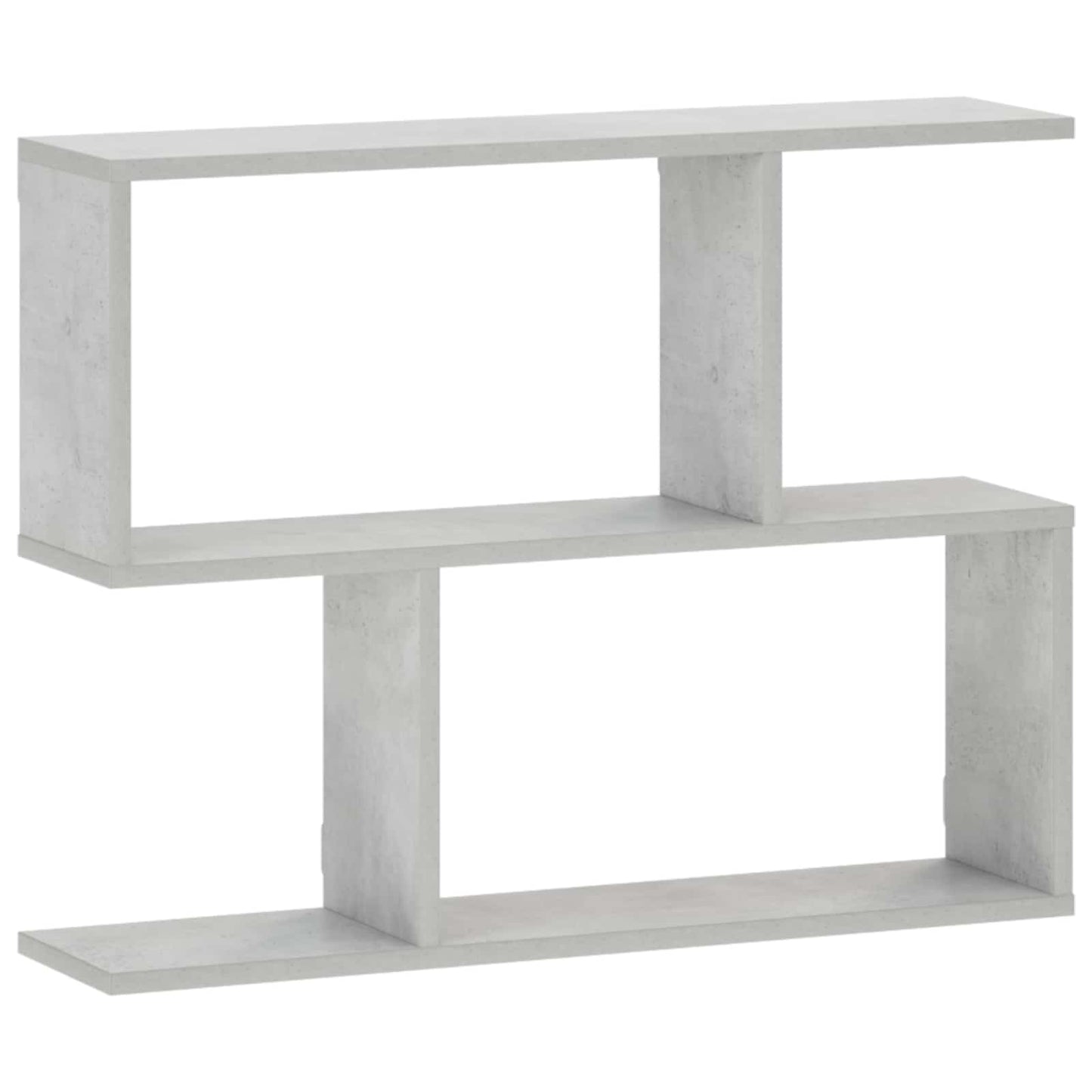 vidaXL Ράφι Τοίχου Γκρι Σκυροδέματος 72 x 17 x 55,5 cm