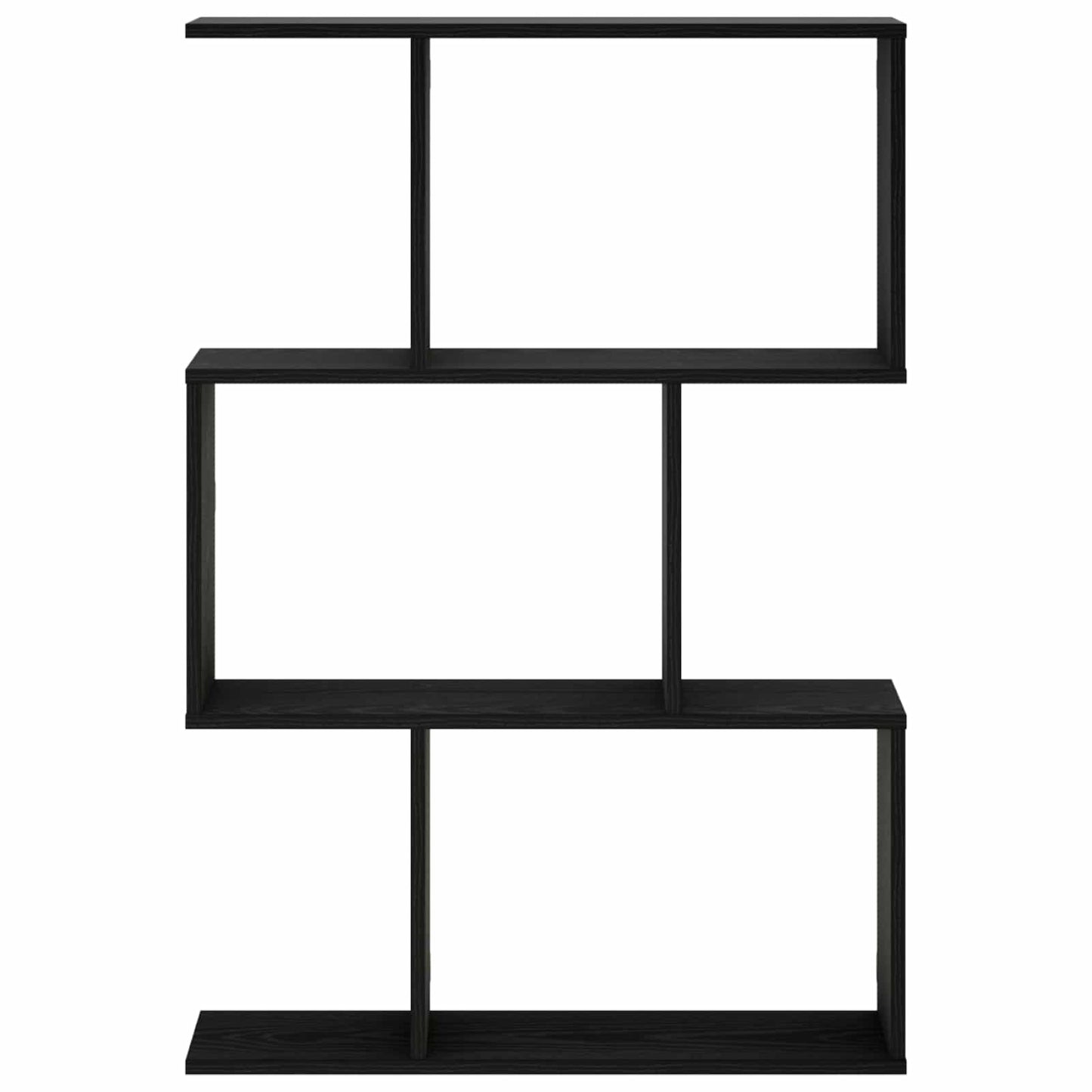 vidaXL Ράφι Τοίχου Μαύρη Δρυς 72 x 17 x 105 cm Επεξεργασμένο Ξύλο