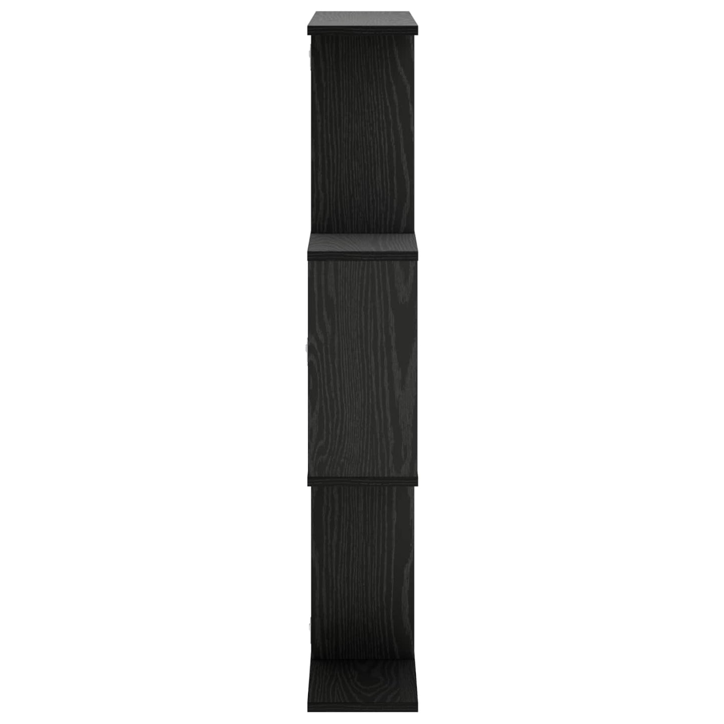 vidaXL Ράφι Τοίχου Μαύρη Δρυς 72 x 17 x 105 cm Επεξεργασμένο Ξύλο