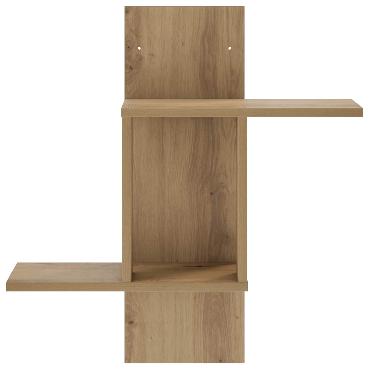 vidaXL Ράφι Τοίχου Artisan Δρυς 59 x 17 x 63 εκ. Επεξεργασμένο Ξύλο