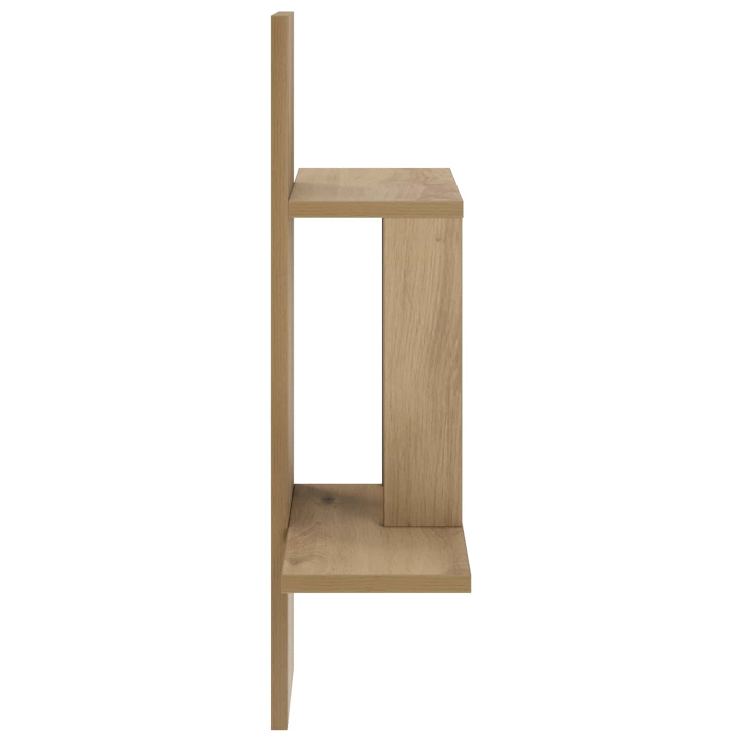 vidaXL Ράφι Τοίχου Artisan Δρυς 59 x 17 x 63 εκ. Επεξεργασμένο Ξύλο