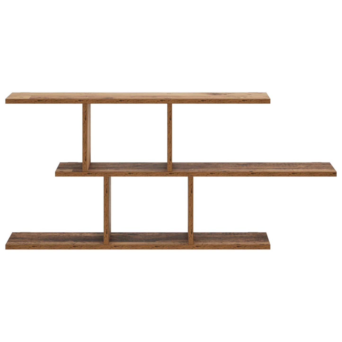 vidaXL Ράφι Τοίχου Παλαιωμένο ξύλο 100 x 17 x 45,5 εκ.