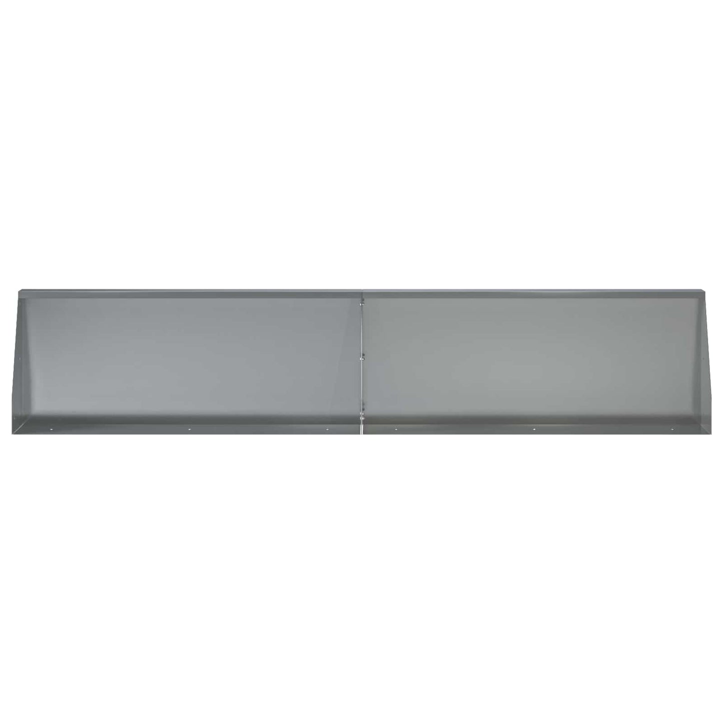vidaXL Τοίχος Στήριξης 2 τμχ. 100 x 12 x 50 εκ Γαλβανισμένος Χάλυβας