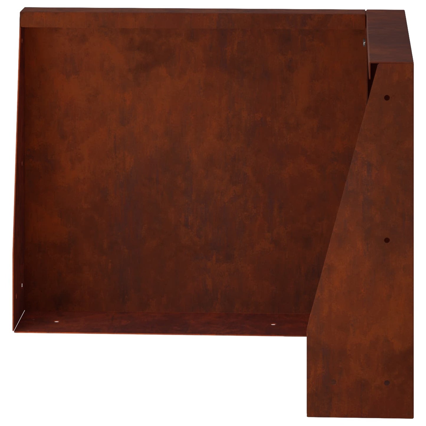 vidaXL Τοίχος Στήριξης 2 τμχ. 50 x 50 x 40 cm Σκ rusty