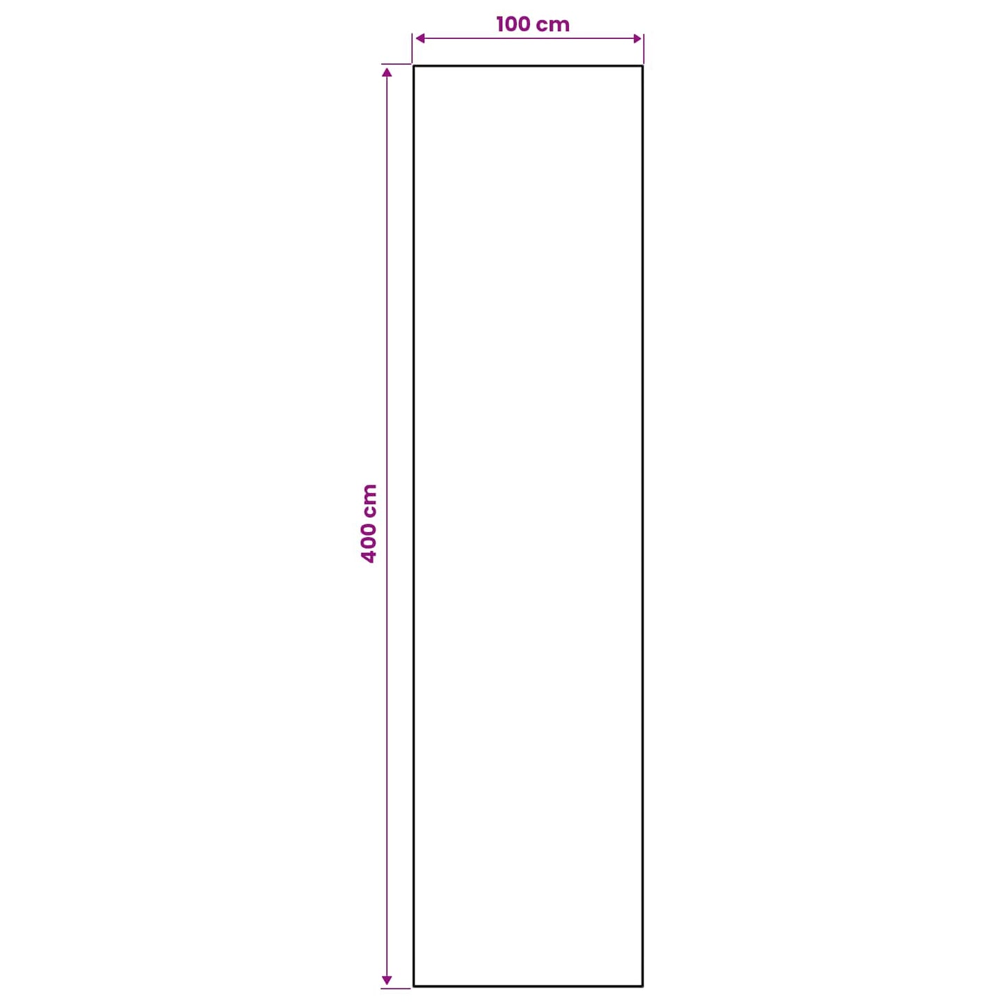 vidaXL Χαλί Runner ORIZ 1150 gsm Γκρι και Λευκό