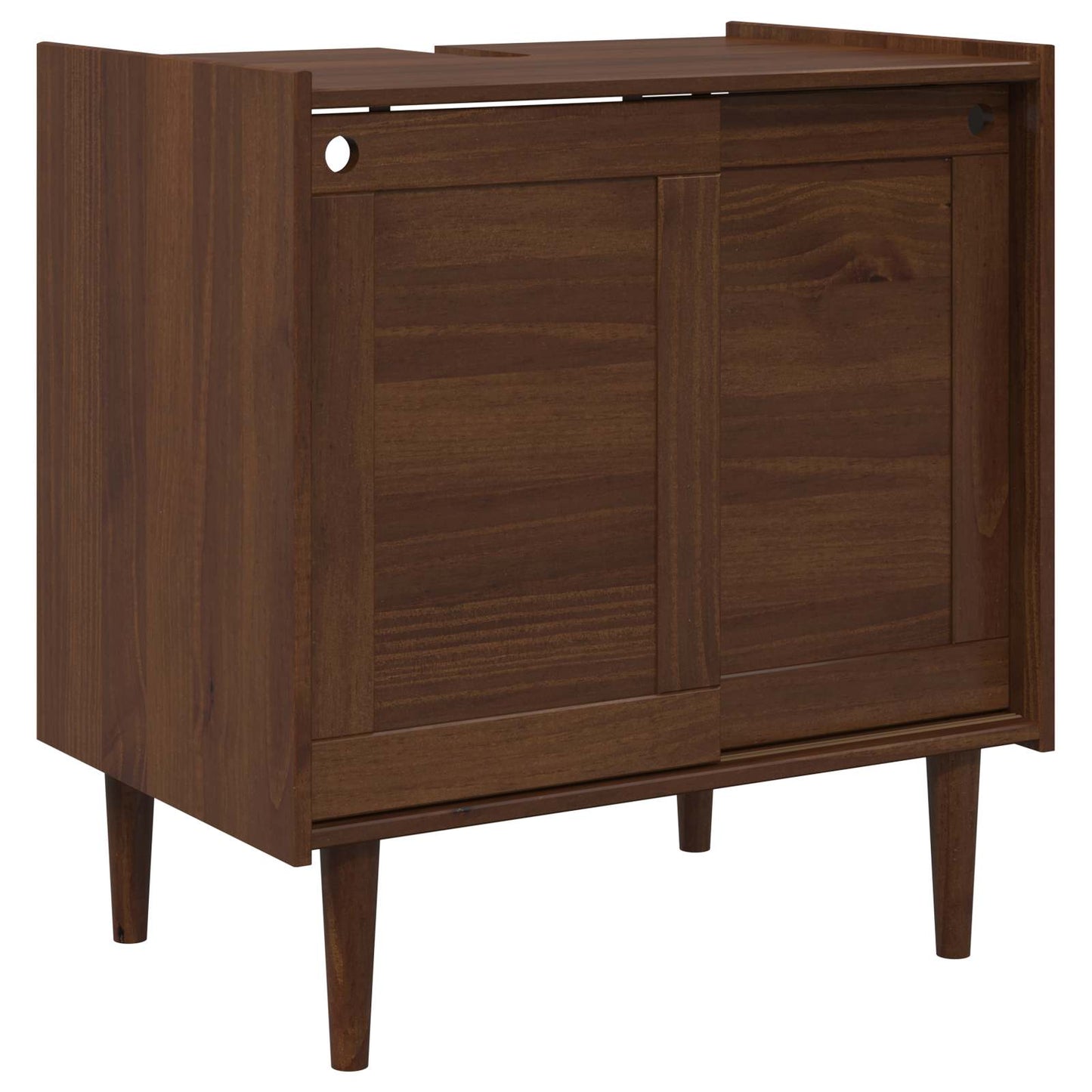 vidaXL Ντουλάπι νιπτήρα BILBAO Σκούρο καραμελί 75 x 50 x 80 εκ.