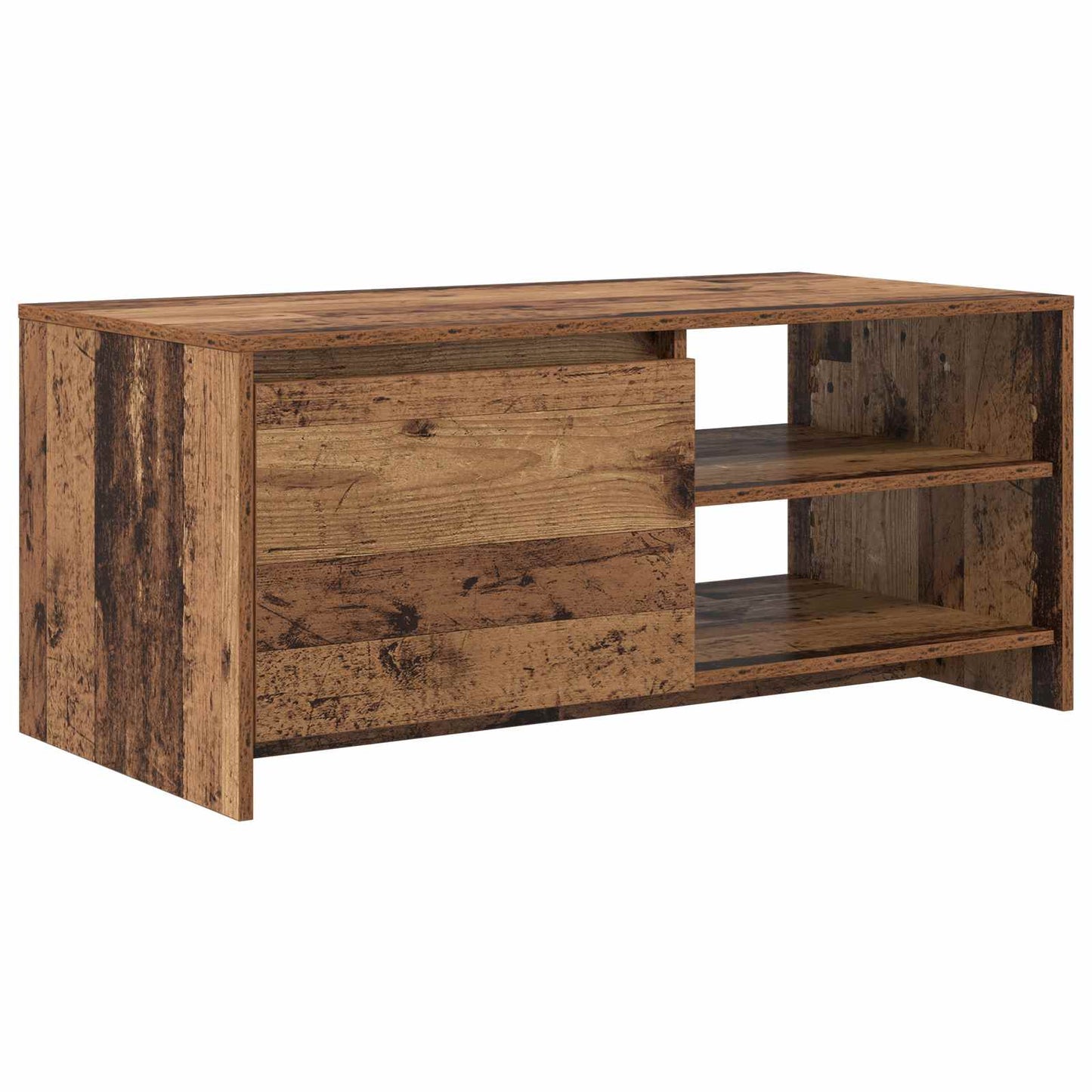 vidaXL Τραπεζάκι σαλονιού Παλαιωμένο ξύλο 102 x 50 x 45 cm