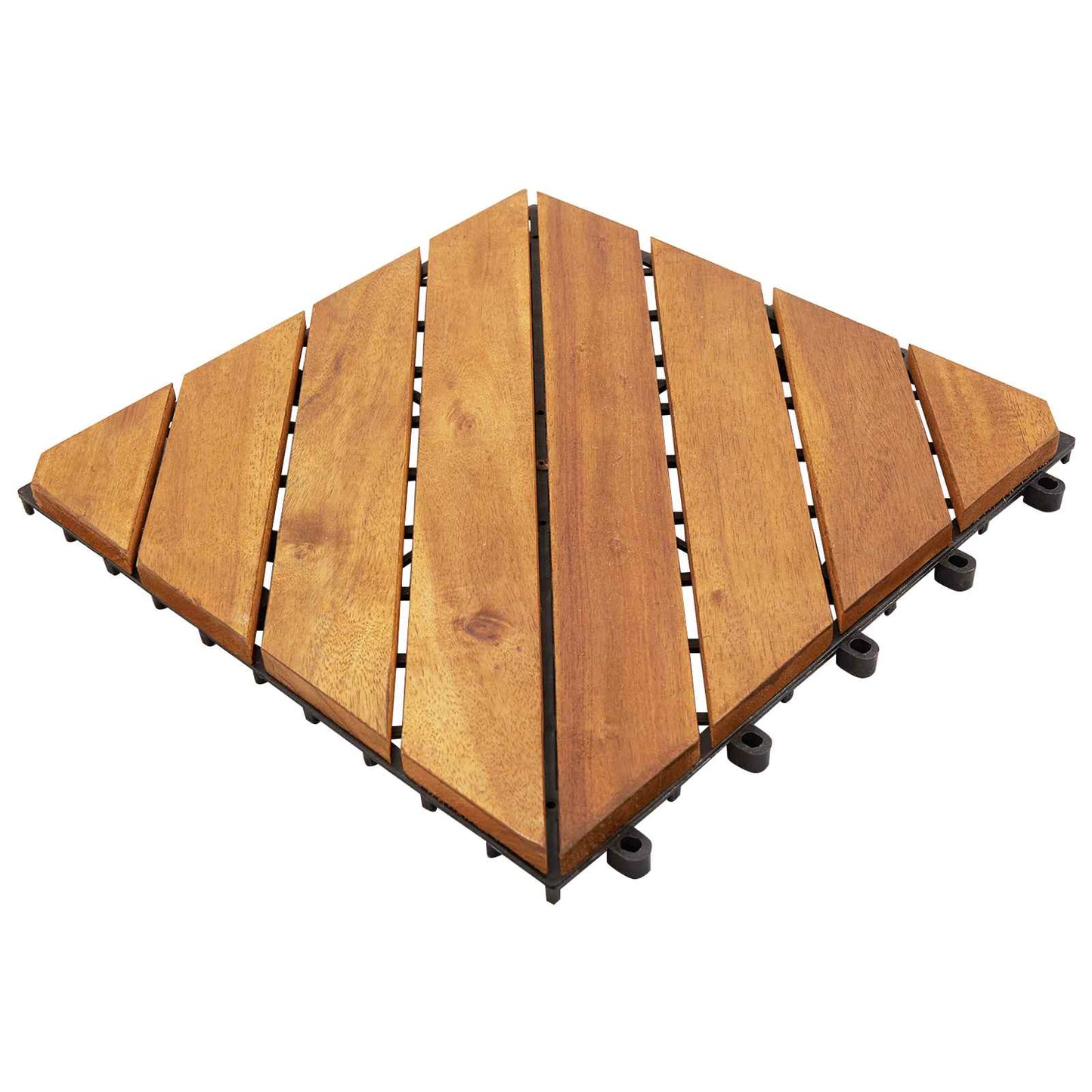 vidaXL Πλάκα Κατασκευής 20 pcs Καφέ 30 x 30 cm Ξύλο Ακακίας