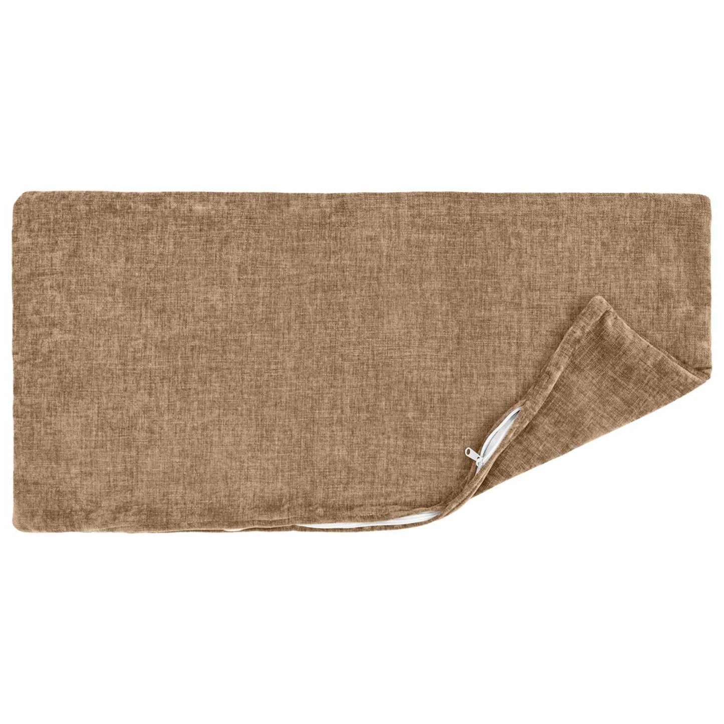 vidaXL Μαξιλάρι 2 τμχ. HEERLEN Καφέ 40 x 60 cm Ύφασμα Chenille