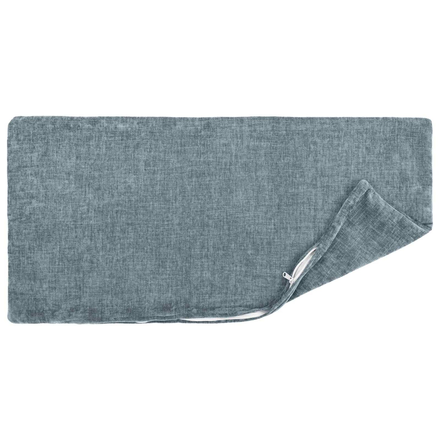 vidaXL Μαξιλάρι 2 τμχ. HEERLEN Γαλάζιο 40 x 80 cm Ύφασμα Chenille