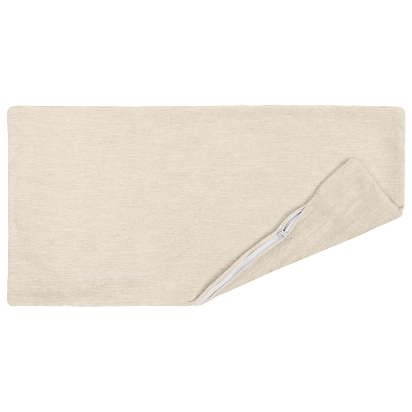 vidaXL Μαξιλάρι 6 τμχ. HEERLEN Κρεμ 40 x 80 cm Ύφασμα Chenille