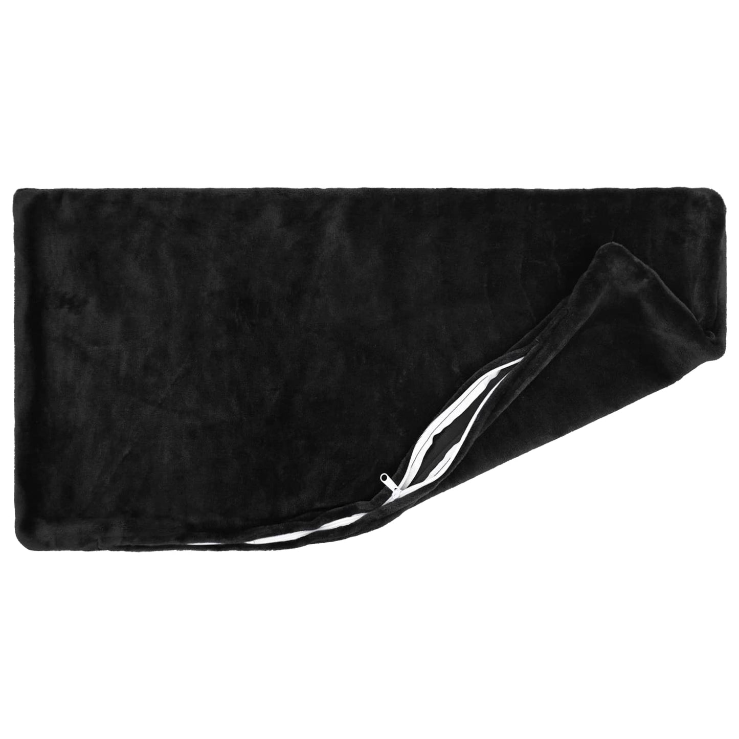 vidaXL Μαξιλάρι Ρίψης 6 τμχ. HEERLEN Μαύρο 40 x 80 cm Φανέλα