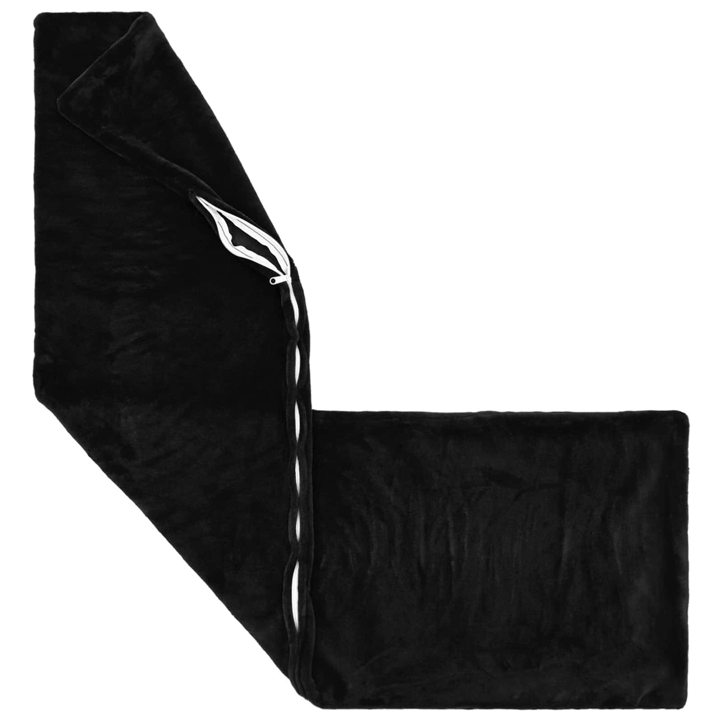 vidaXL Μαξιλάρι Ρίψης 2 τμχ. HEERLEN Μαύρο 40 x 145 cm Φανέλα