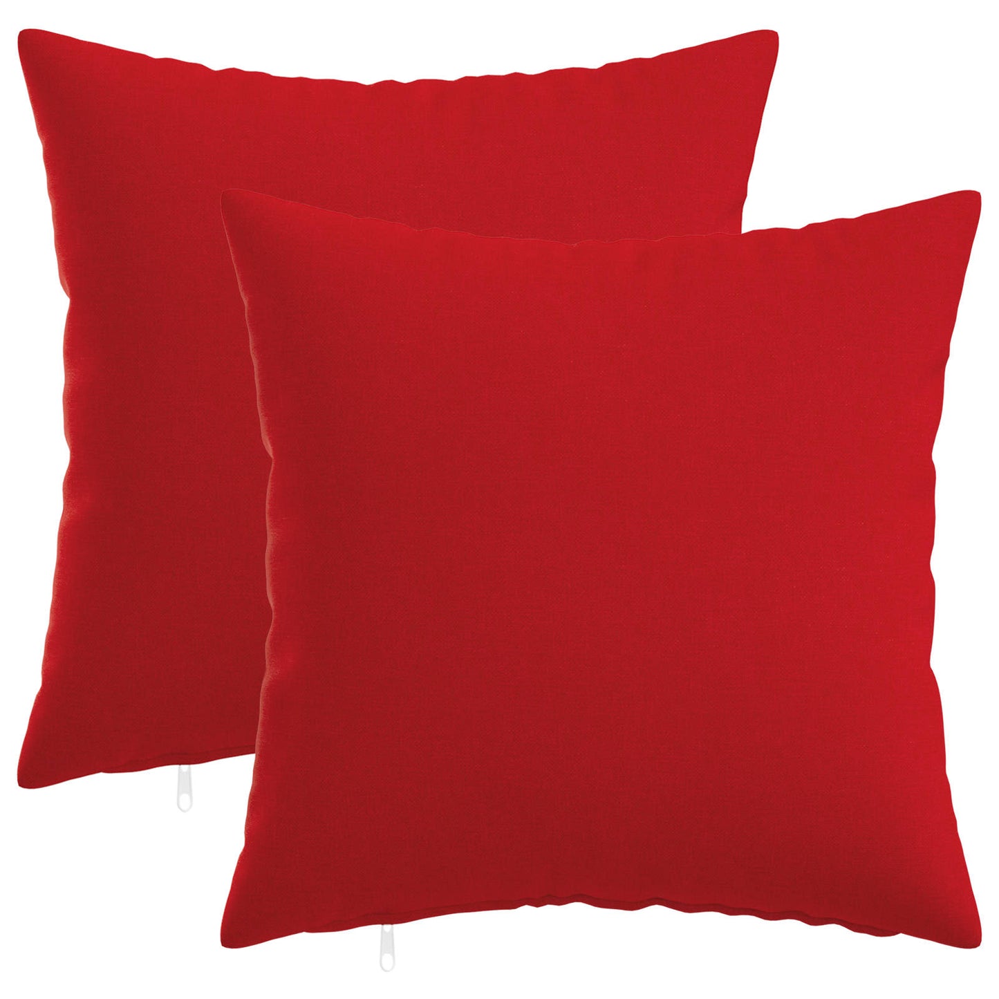 vidaXL Μαξιλάρι Ρίψης 2 τμχ. HEERLEN Κόκκινο 45 x 45 cm Ύφασμα