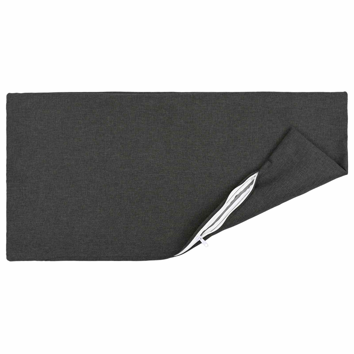 vidaXL Μαξιλάρι Ρίψης 2 τμχ. HEERLEN Σκούρο Γκρι 50 x 70 cm Ύφασμα