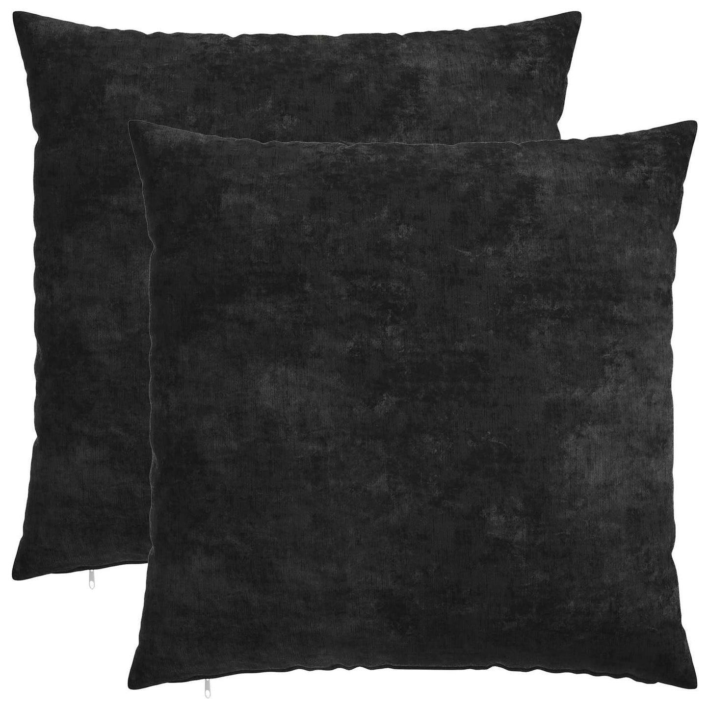 vidaXL Μαξιλάρι 2 τμχ. HEERLEN Ανθρακί 55 x 55 εκ Ύφασμα Chenille