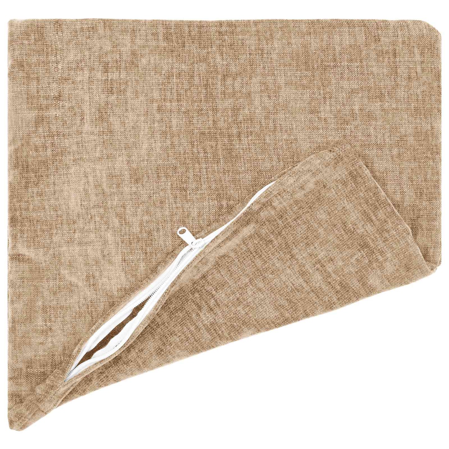 vidaXL Μαξιλάρι 2 τμχ. HEERLEN Taupe 55 x 55 εκ Ύφασμα Chenille