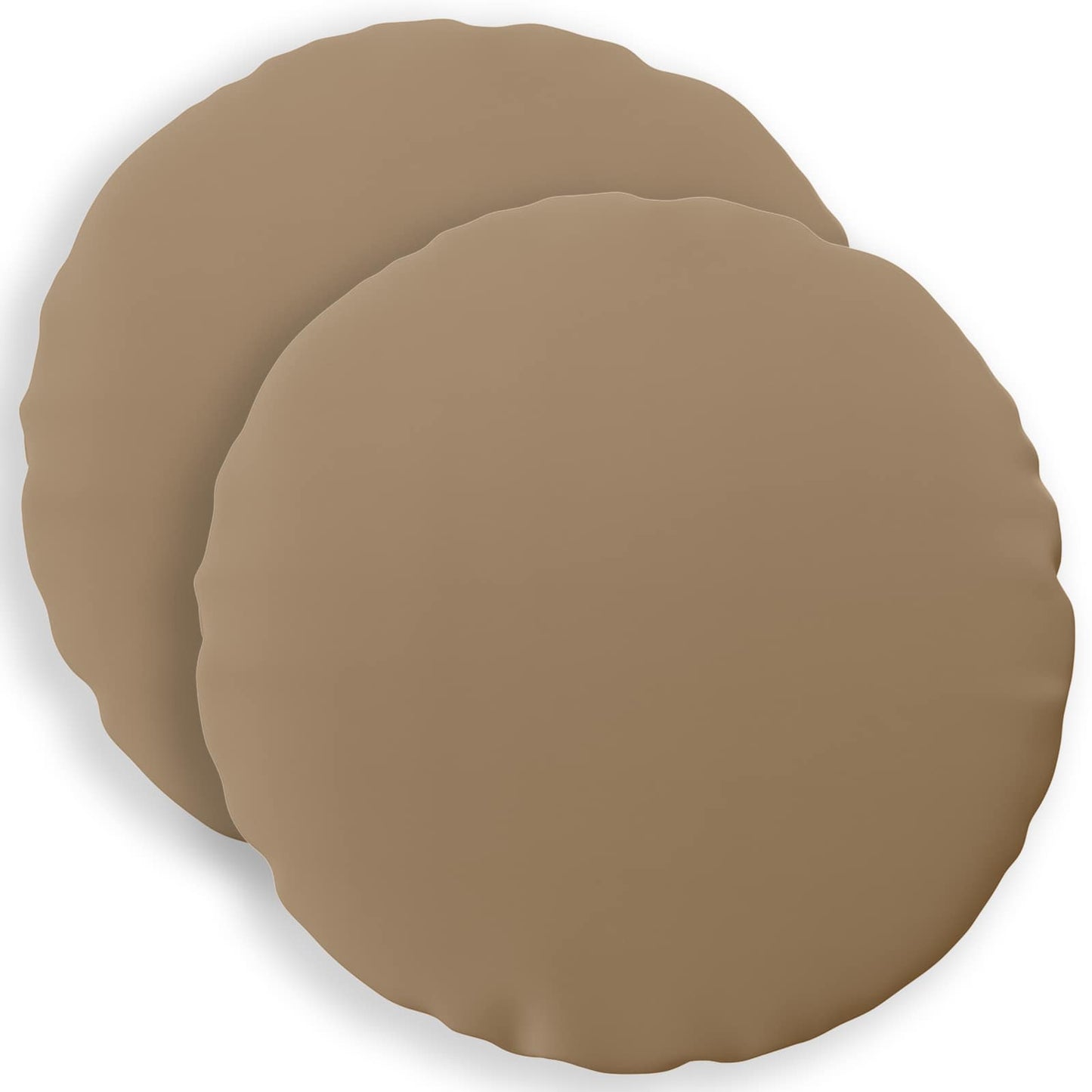 vidaXL Μαξιλάρι 2 τμχ. HEERLEN Taupe Ø 50 cm Πολυεστέρας