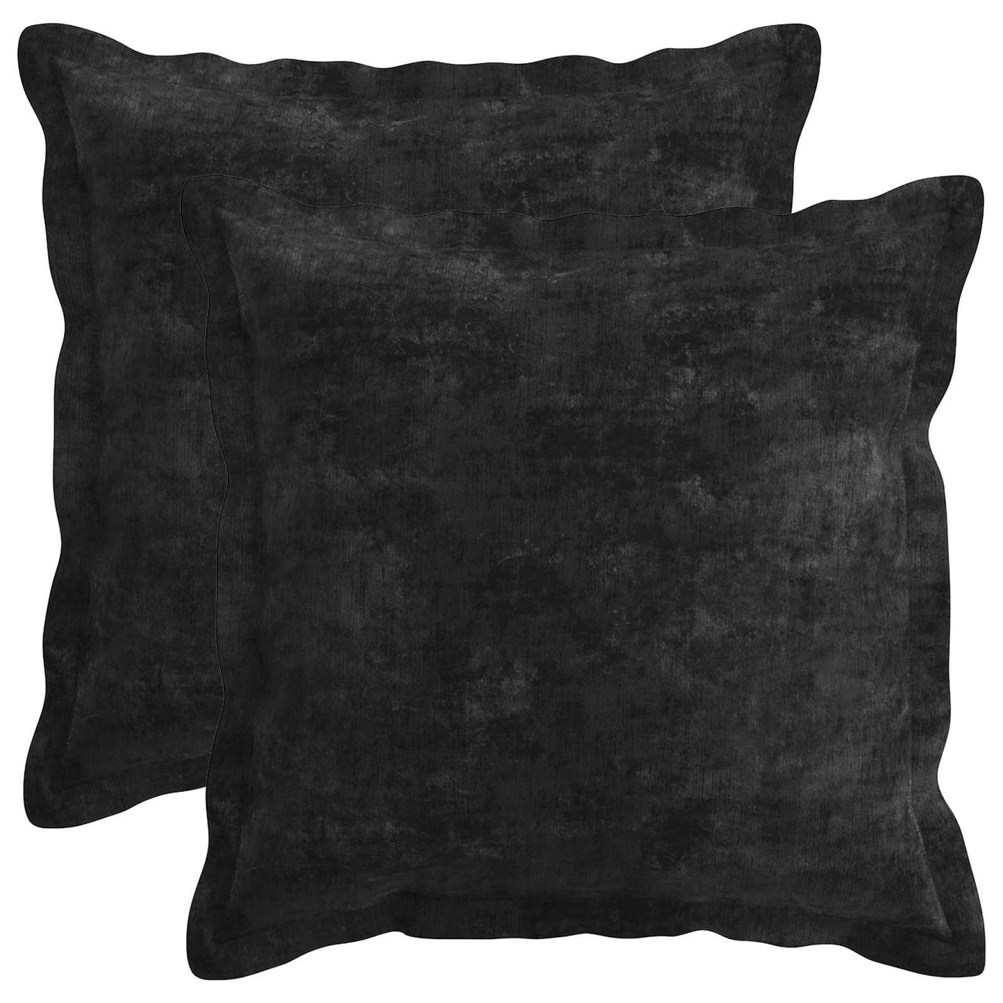 vidaXL Μαξιλάρι 2 τμχ. HOUTEN Ανθρακί 30 x 30 cm Ύφασμα Chenille