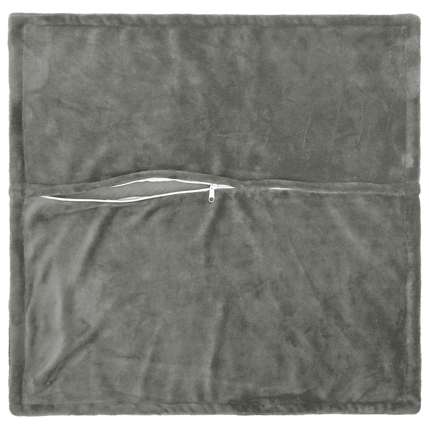 vidaXL Μαξιλάρι Ρίψης 6 τμχ. HOUTEN Σκούρο Γκρι 30 x 30 cm Φανέλα