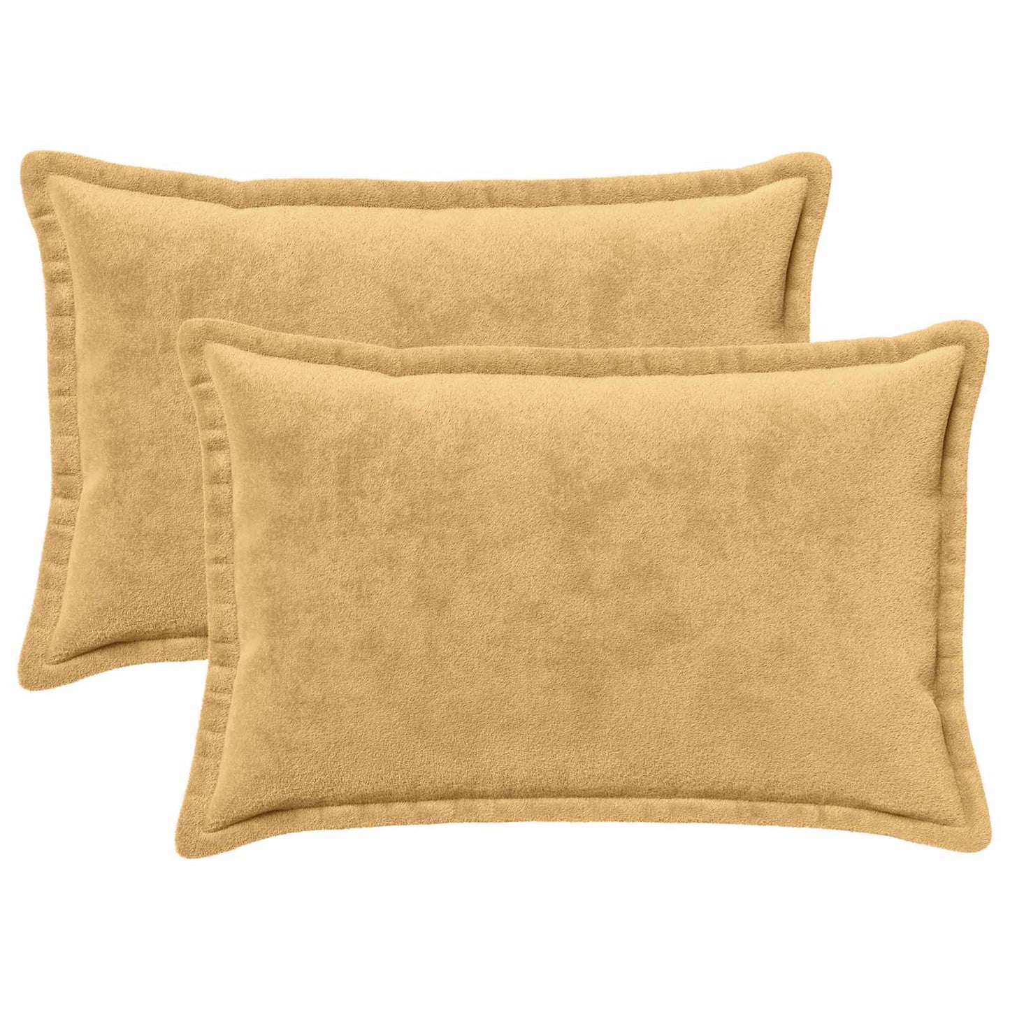 vidaXL Μαξιλάρι Ρίψης 2 τμχ. HOUTEN Taupe 30 x 50 cm Φανέλα