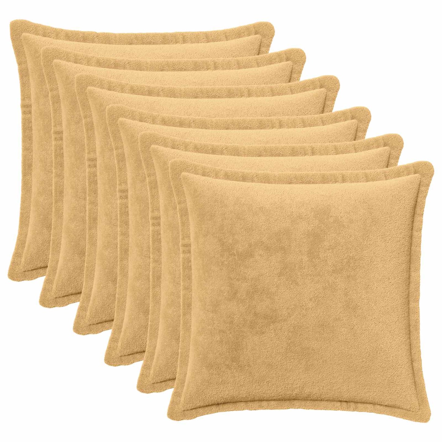 vidaXL Μαξιλάρι Ρίψης 6 τμχ. HOUTEN Taupe 35 x 35 cm Φανέλα
