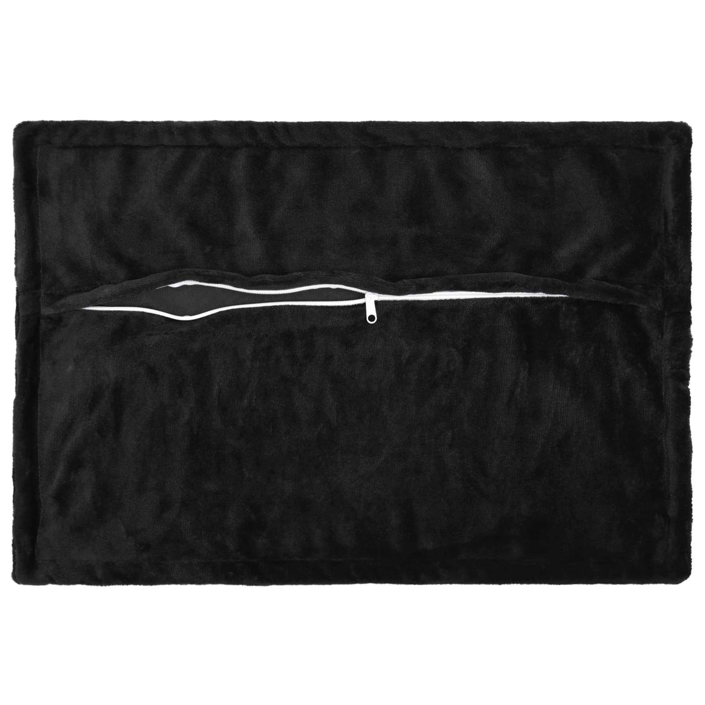 vidaXL Μαξιλάρι Ρίψης 6 τμχ. HOUTEN Μαύρο 40 x 60 cm Φανέλα