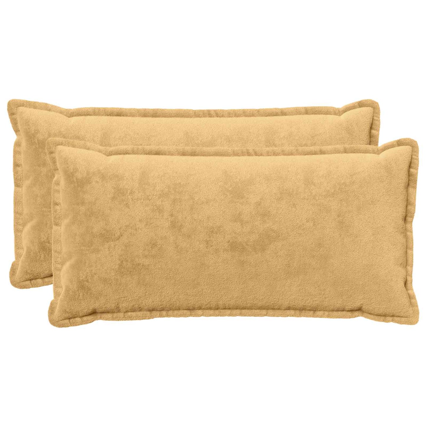 vidaXL Μαξιλάρι Ρίψης 2 τμχ. HOUTEN Taupe 40 x 70 cm Φανέλα