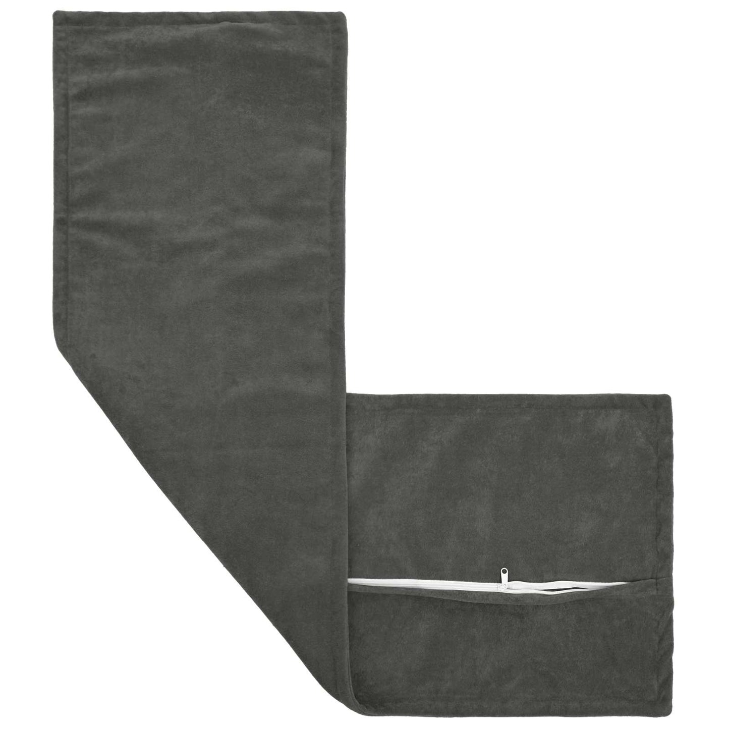 vidaXL Μαξιλάρι HOUTEN Ανθρακί 40 x 145 εκ. Μικροΐνες φλις
