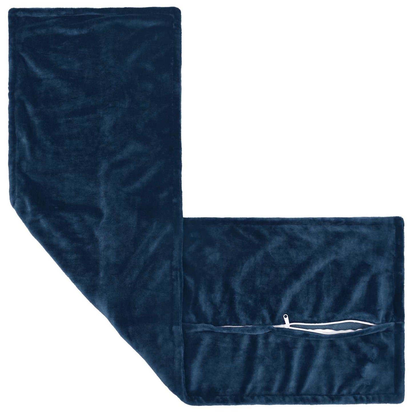 vidaXL Μαξιλάρι Ρίψης HOUTEN Σκούρο μπλε 40 x 145 cm Φανέλα