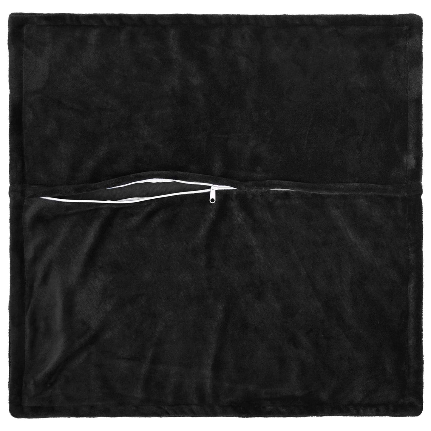vidaXL Μαξιλάρι Ρίψης 6 τμχ. HOUTEN Μαύρο 50 x 50 cm Φανέλα