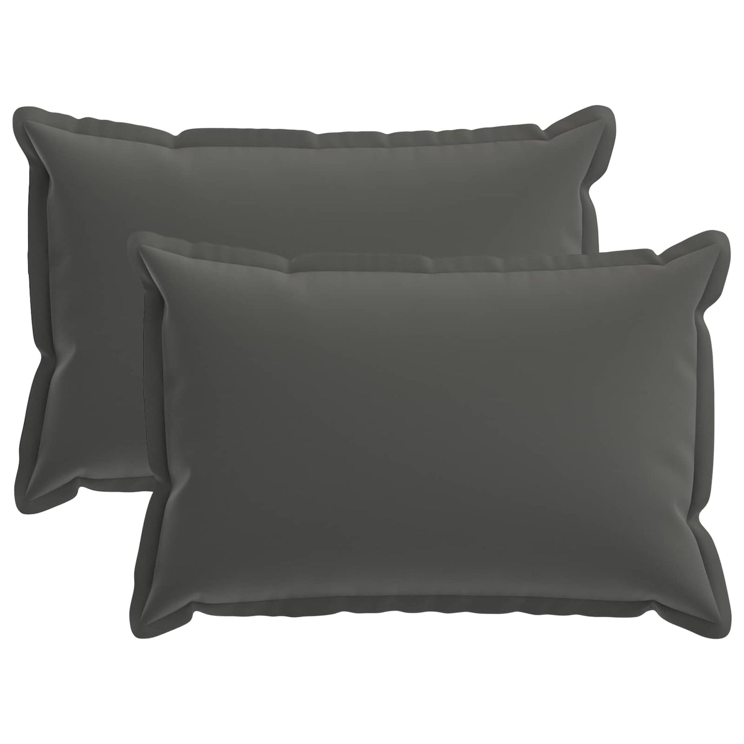 vidaXL Μαξιλάρι 2 τμχ. HOUTEN Ανθρακί 50 x 80 cm Πολυεστέρας