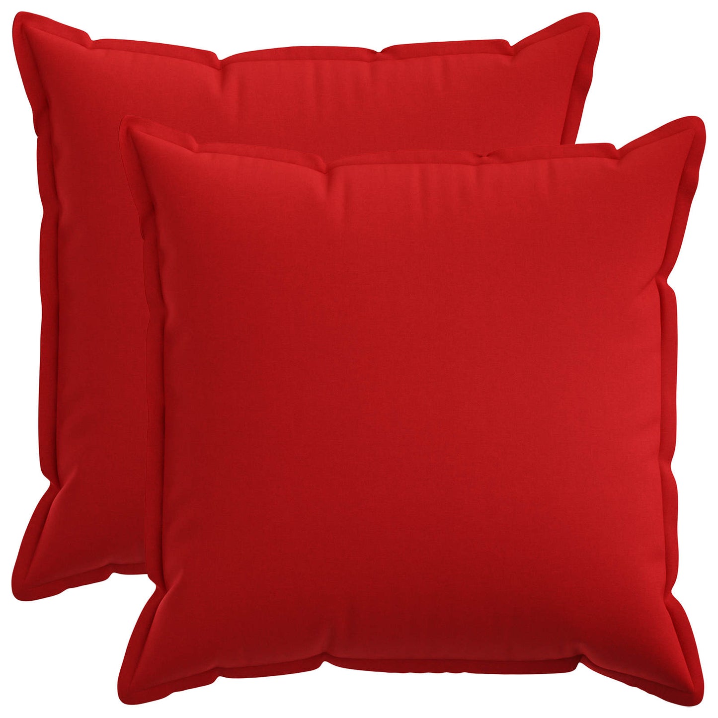 vidaXL Μαξιλάρι Ρίψης 2 τμχ. HOUTEN Κόκκινο 55 x 55 cm Ψεύτικο Λινό