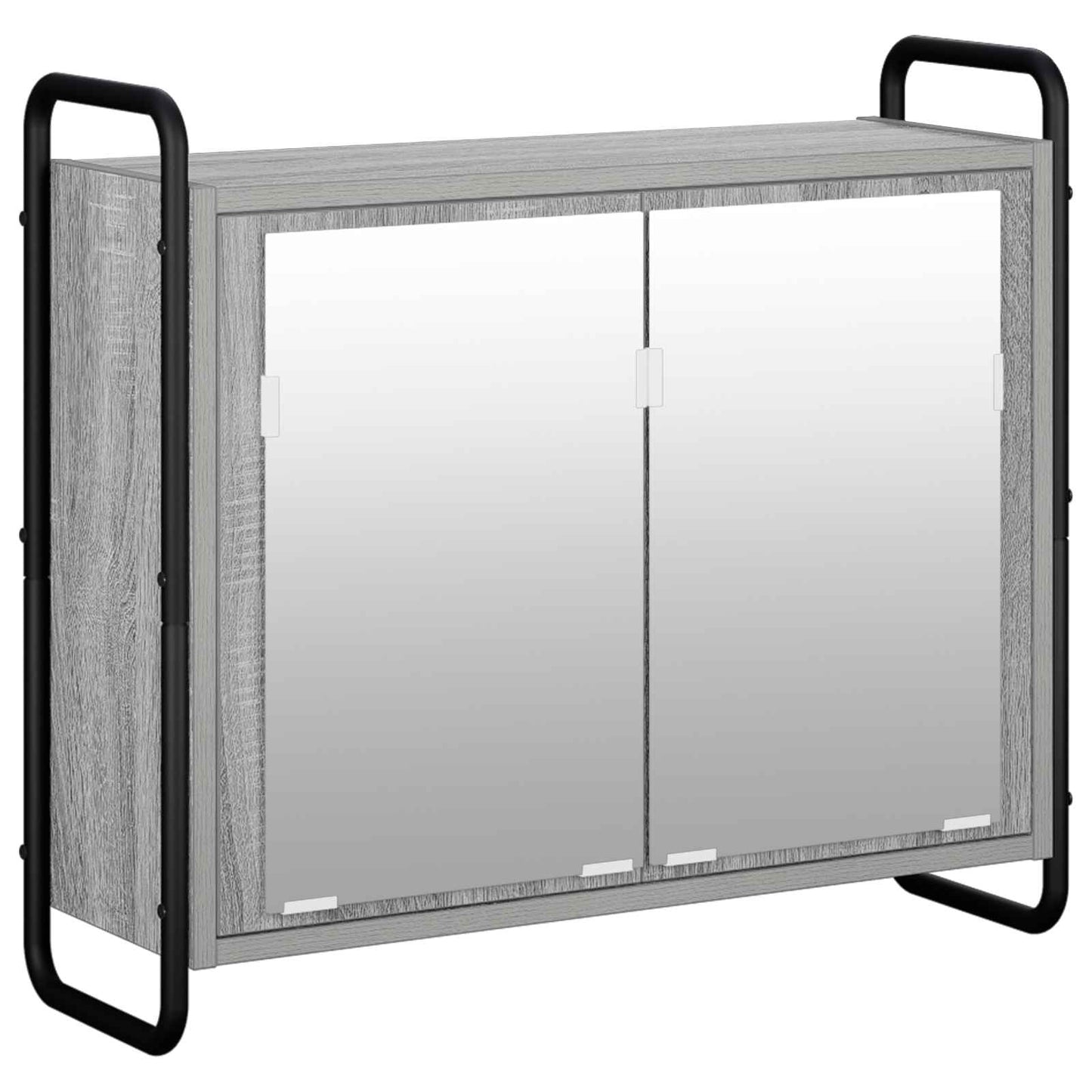 vidaXL Σετ Ντουλαπιών Μπάνιου 3 τμχ. Γκρι Sonoma 40 x 36 x 99,5 εκ.