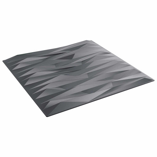 vidaXL Πάνελ τοίχου 24 pcs Γκρίζο Πέτρες 50 x 50 cm Φελιζόλ XPS