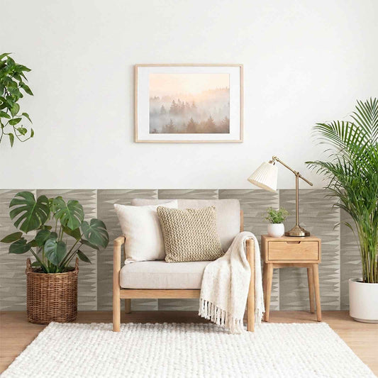 vidaXL Πάνελ τοίχου 24 pcs Πέτρα Μπετόν 50 x 50 cm Φελιζόλ XPS