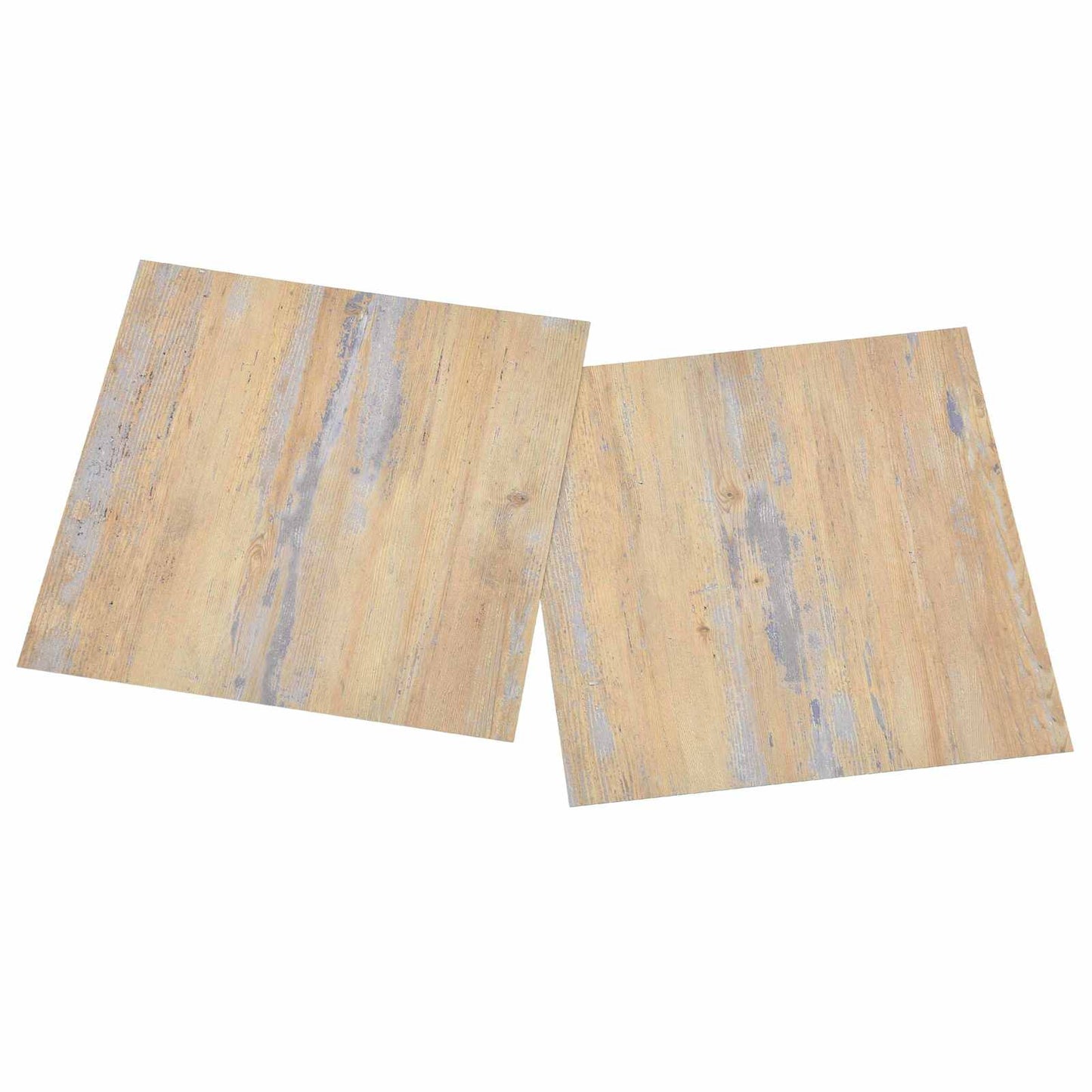 vidaXL Πλάκες Δαπέδου Καφέ και Γκρίζο 5,11 τ.μ. 55 τεμ. PVC