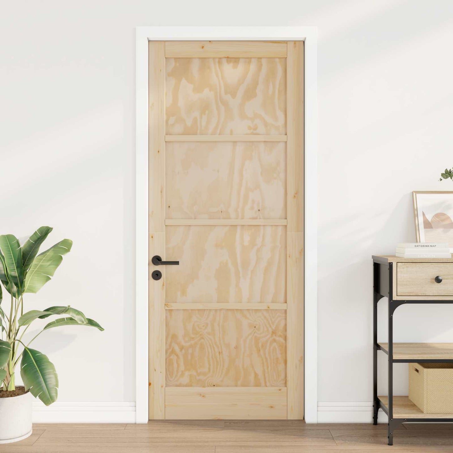 vidaXL Εσωτερική Πόρτα 86 x 211 cm Κόντρα πλακέ Φυσικό