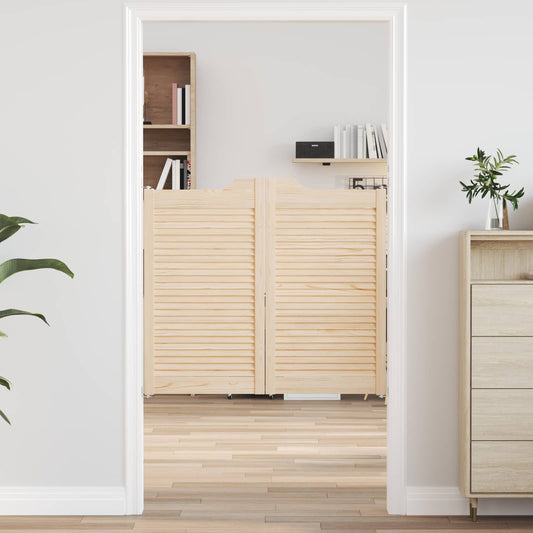 vidaXL Πόρτες Swing 90 x 50 cm Μασίφ Ξύλο Πεύκου Φυσικό