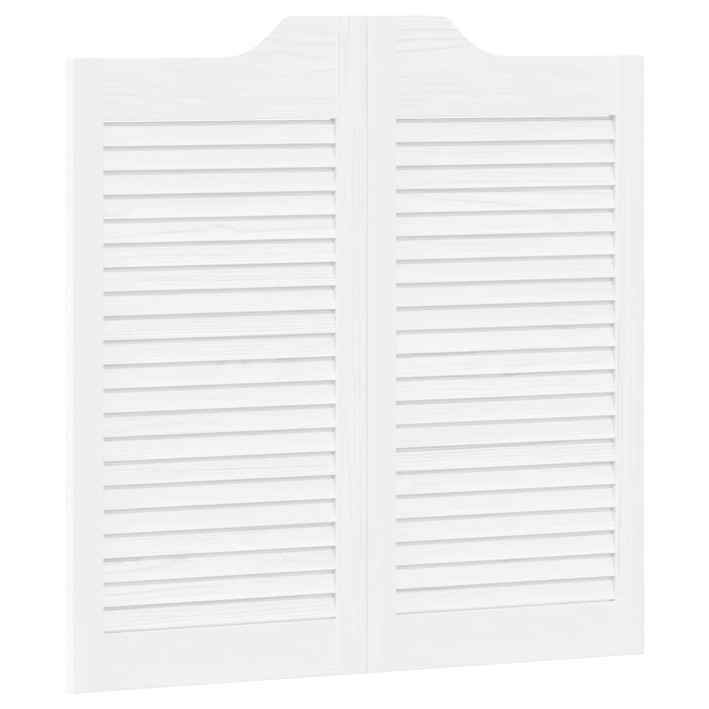 vidaXL Πόρτες Swing 80 x 40 cm Μασίφ Ξύλο Πεύκου Λευκό