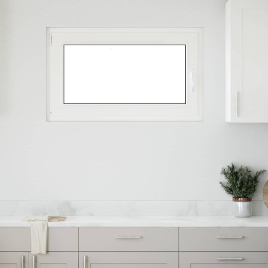Παράθυρο Κάτω Στρώματος RISOR Λευκός 100 x 60 cm PVC και Γυαλί