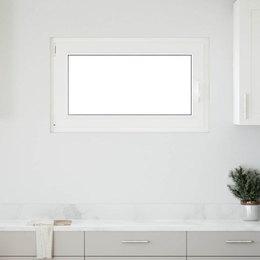 Παράθυρο Κάτω Στρώματος RISOR Λευκός 100 x 60 cm PVC και Γυαλί