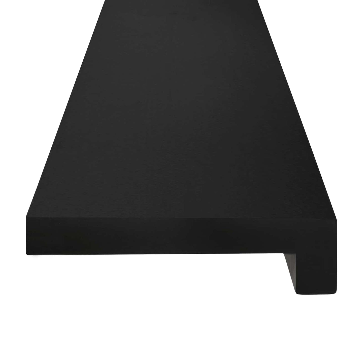 vidaXL Σκαλοπάτια 8 τεμ. 120 x 30 x 2 cm Μαύρο Στερεό ξύλο οξιάς