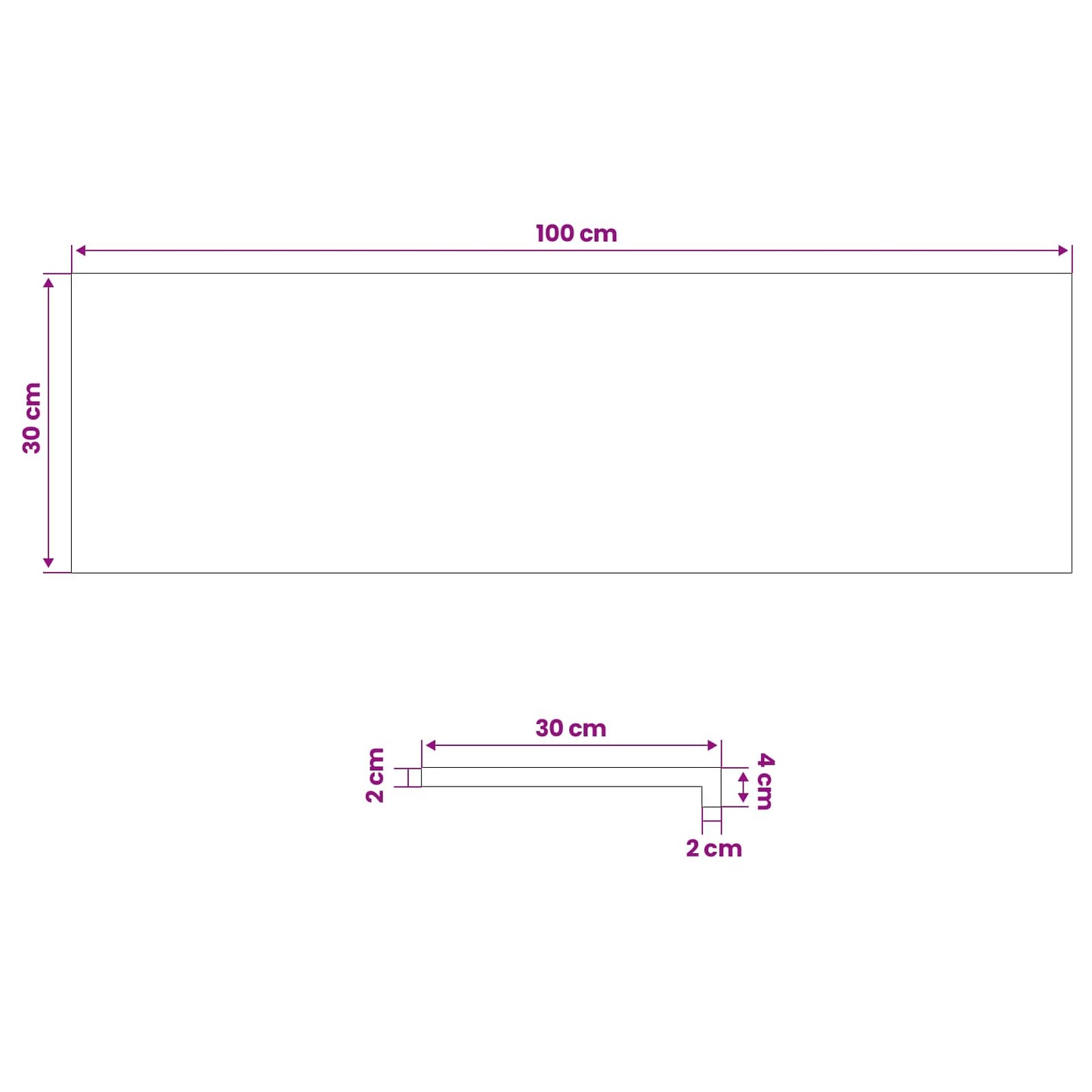 vidaXL Σκαλοπάτια 20 τμχ. 100 x 30 x 2 cm Σκούρο Καφέ