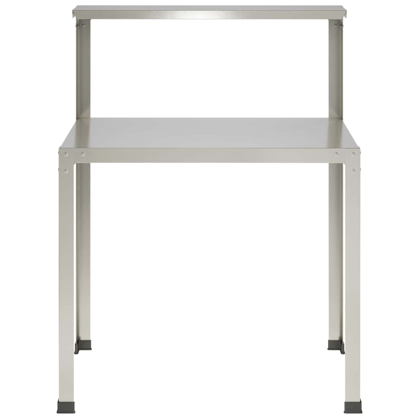 vidaXL Τραπέζι φύτευσης 100 x 50 x 104 cm Ανοξείδωτο Ατσάλι Ασημί