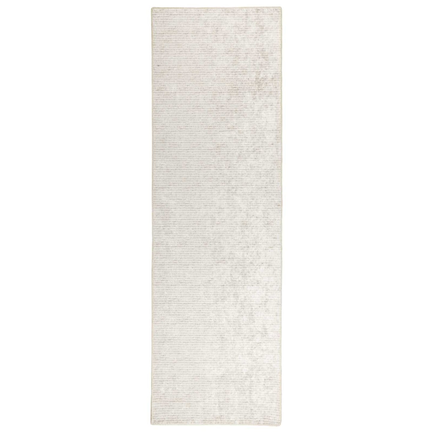 vidaXL Χαλί Κρεμ 80 x 300 cm 100% Πολυεστέρας 3 mm Πλένεται