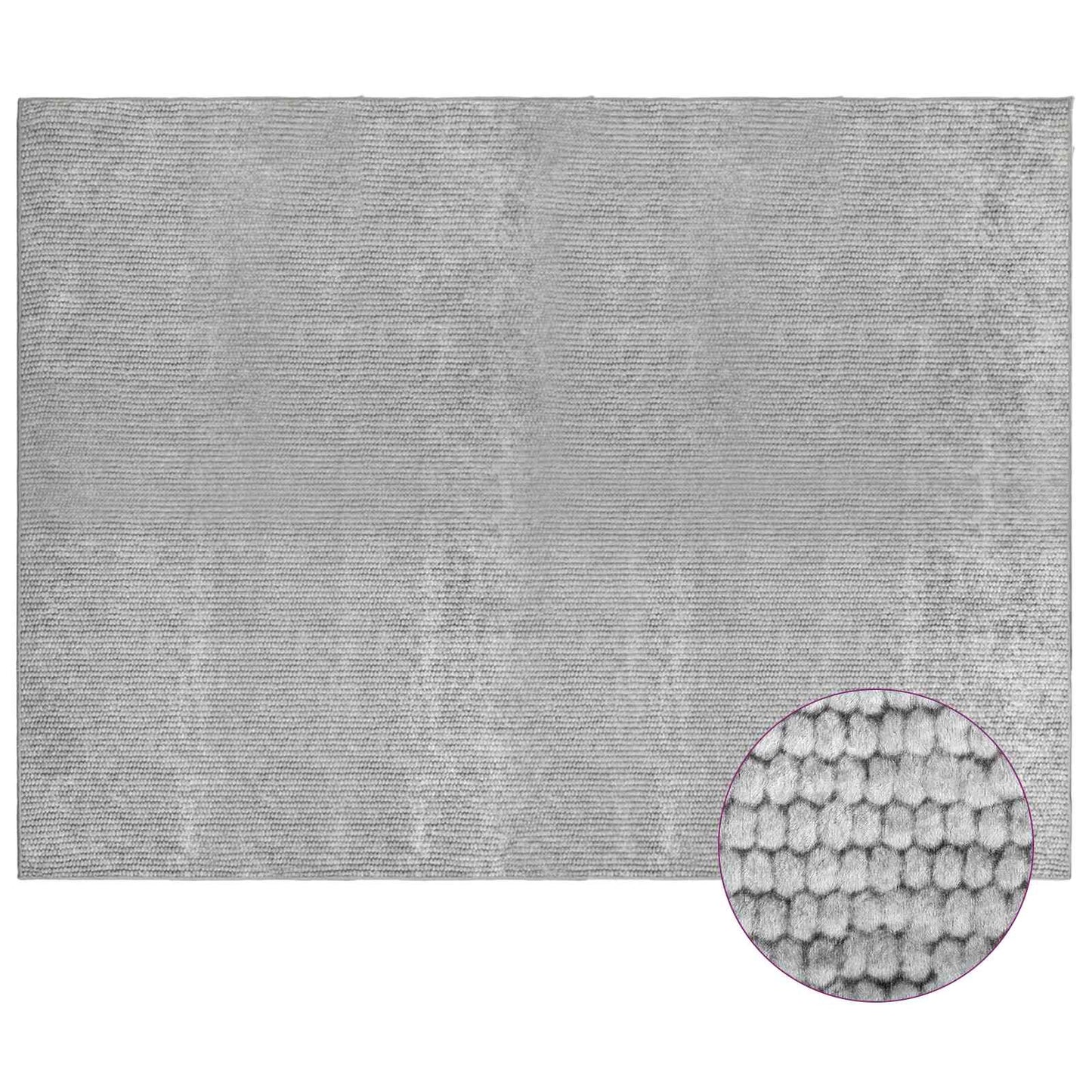 vidaXL Χαλί Γκρι 300 x 400 cm 100% Πολυεστέρας 3 mm Πλένεται