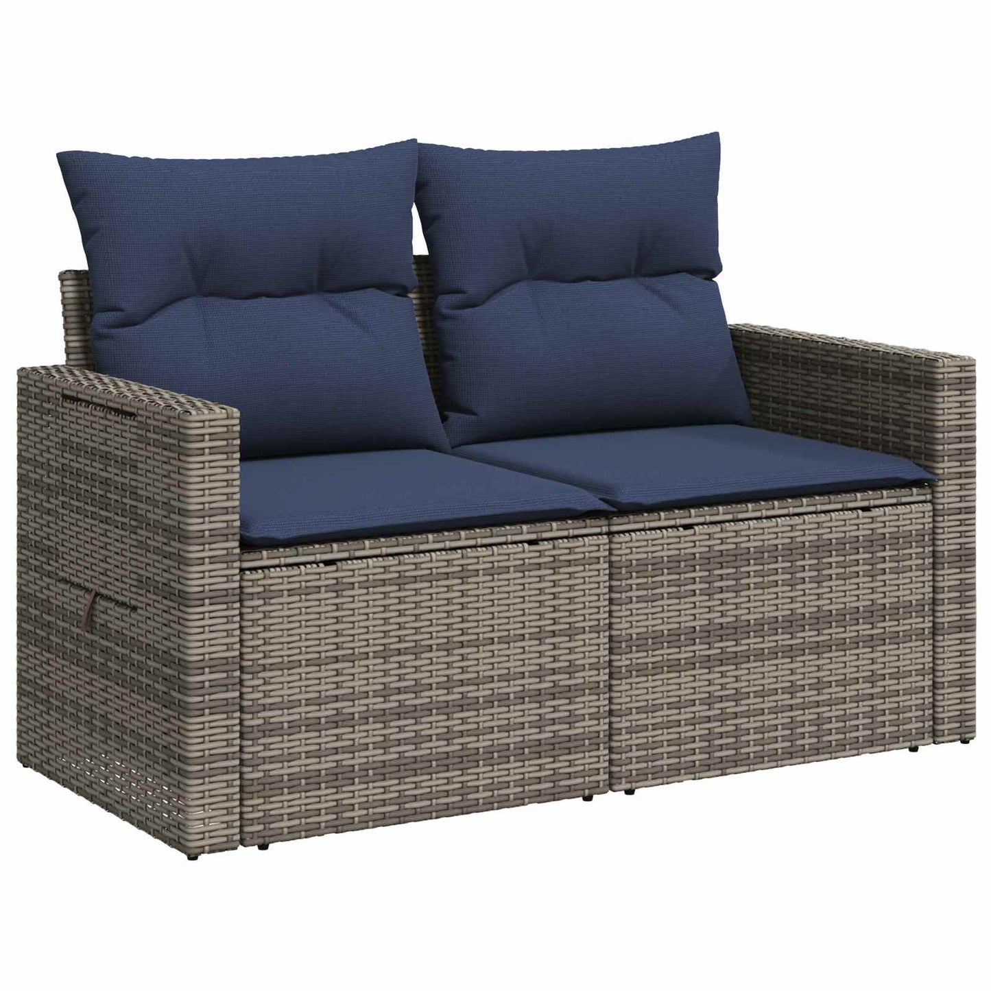 vidaXL Σετ Καναπέ 5 τμχ. Γκρι και Navy Blue 179 x 179 x 85 εκ