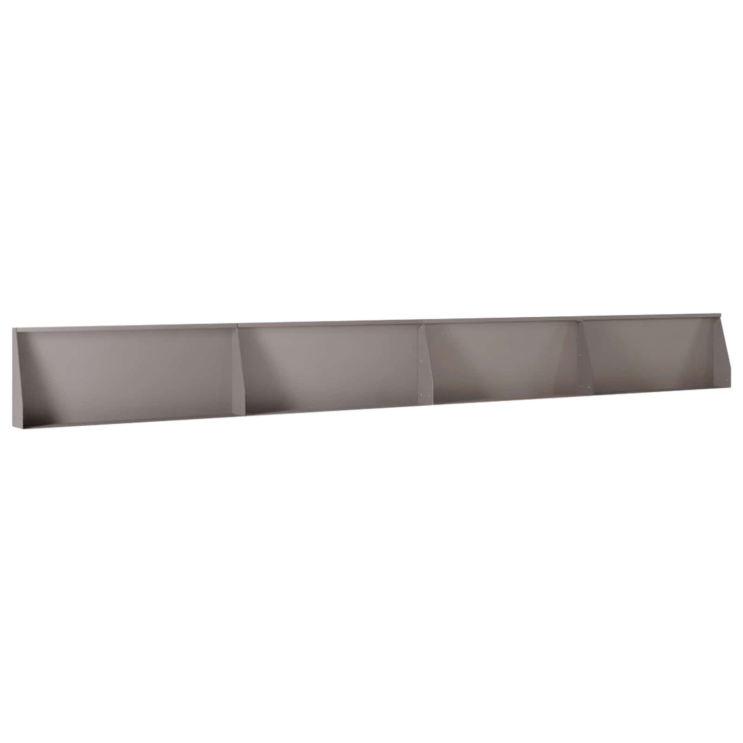 vidaXL Τοίχος Στήριξης 4 τμχ. 100 x 12 x 50 εκ Σκ rusty