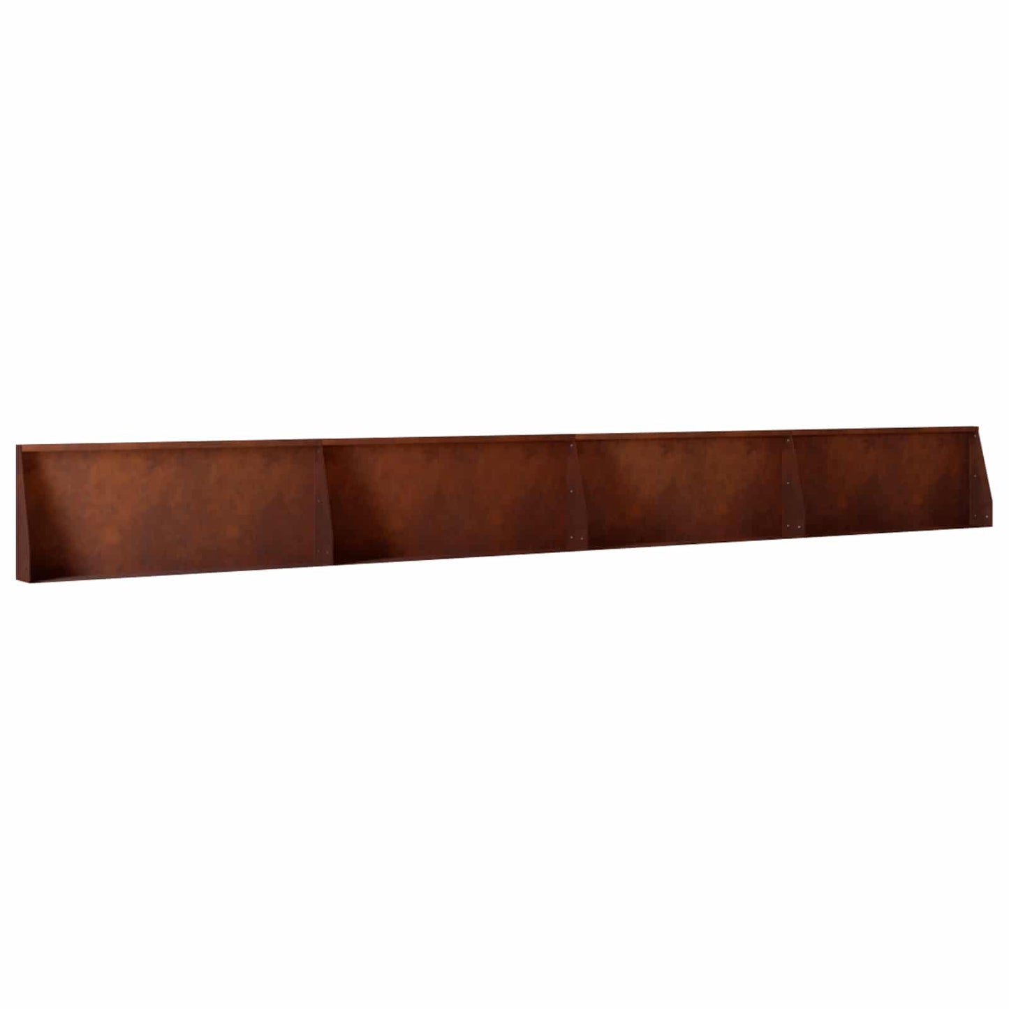 vidaXL Τοίχος Στήριξης 4 τμχ. 100 x 12 x 50 εκ Σκ rusty